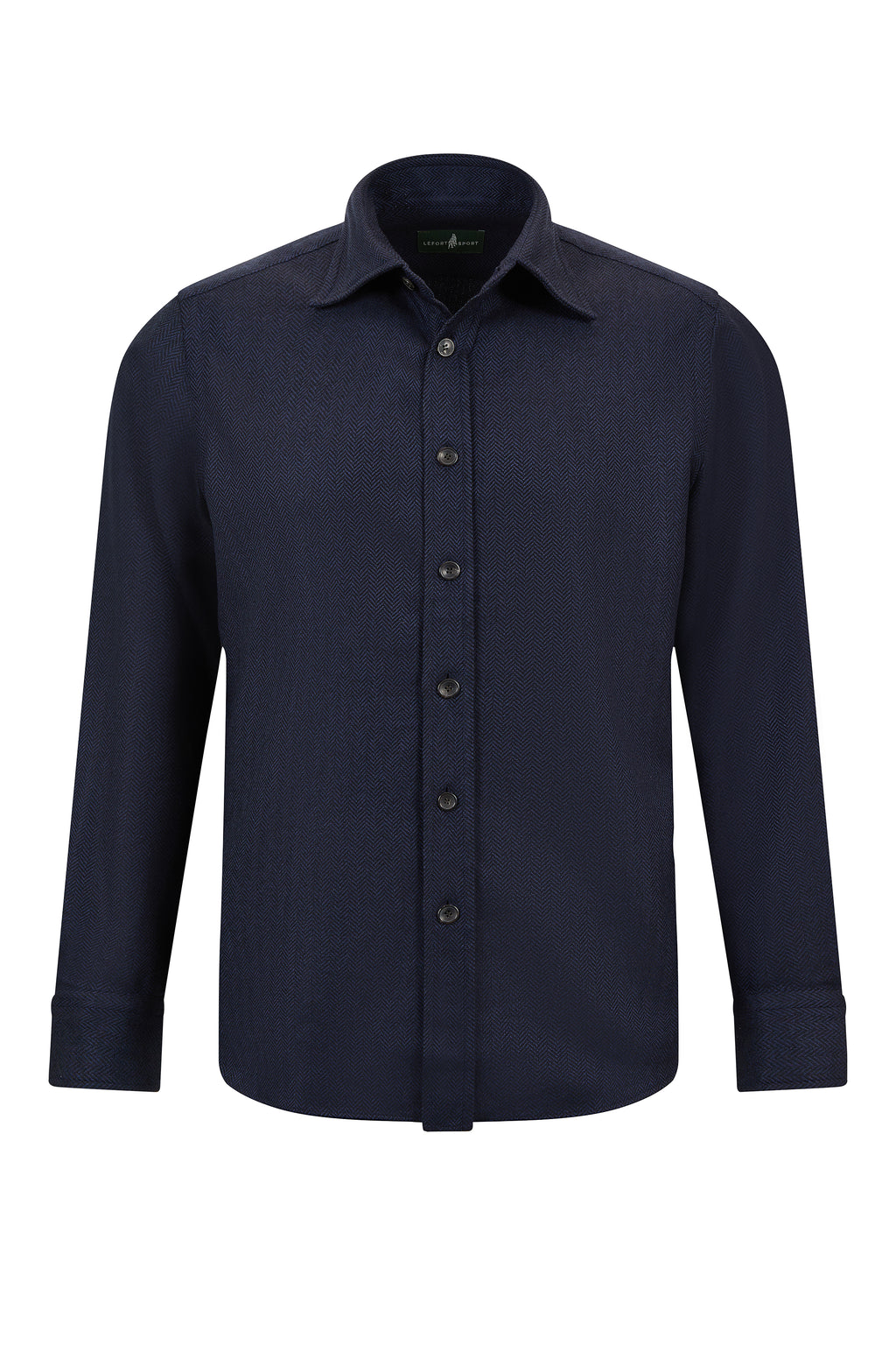 Cashmere Overshirt Navy Main