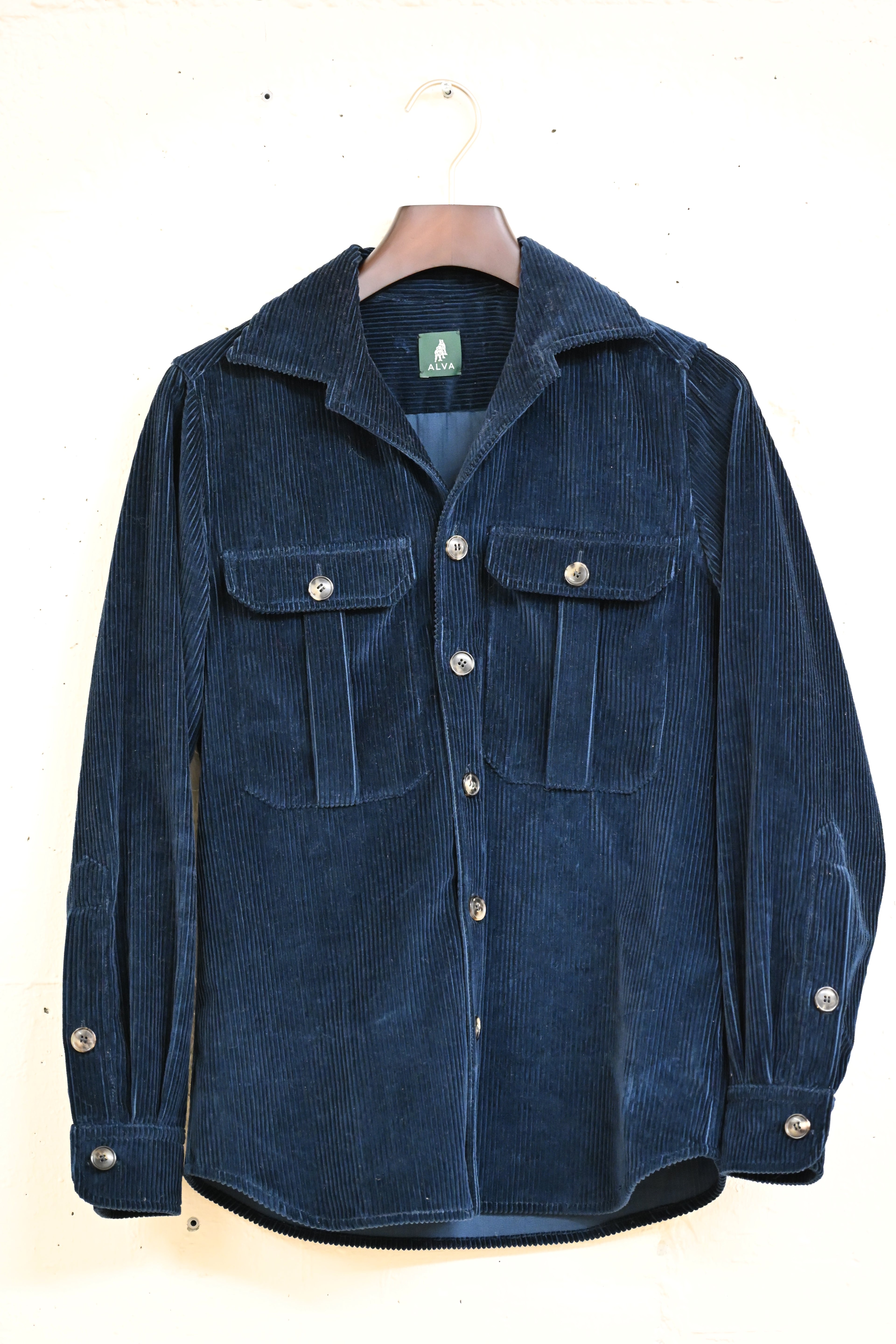Corduroy Overshirt Navy Blue