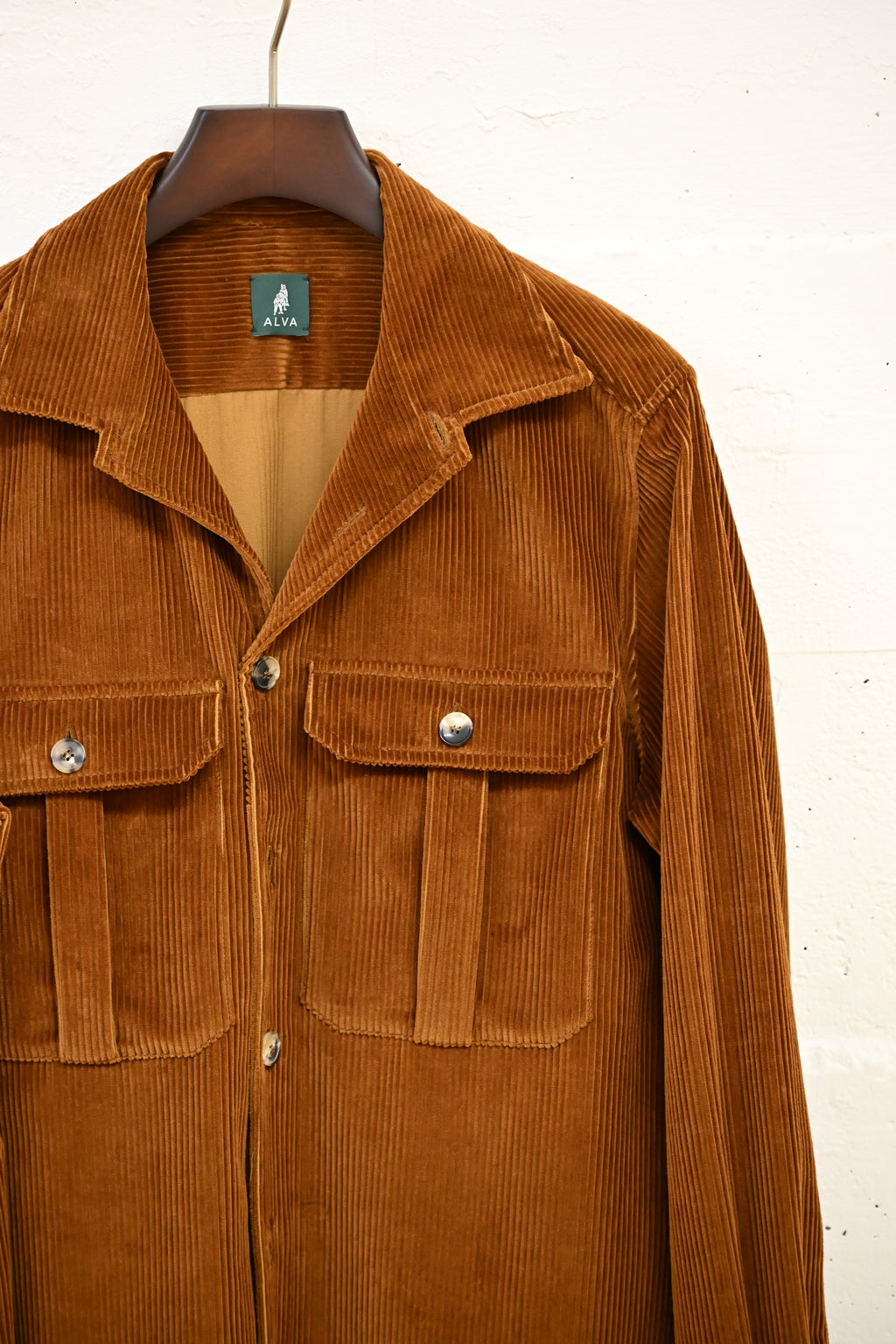Corduroy Overshirt Rust