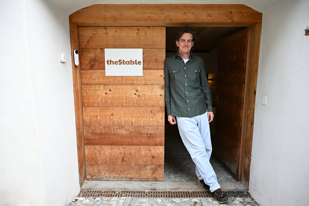 SAFARI SHIRT DENIM CASHMERE