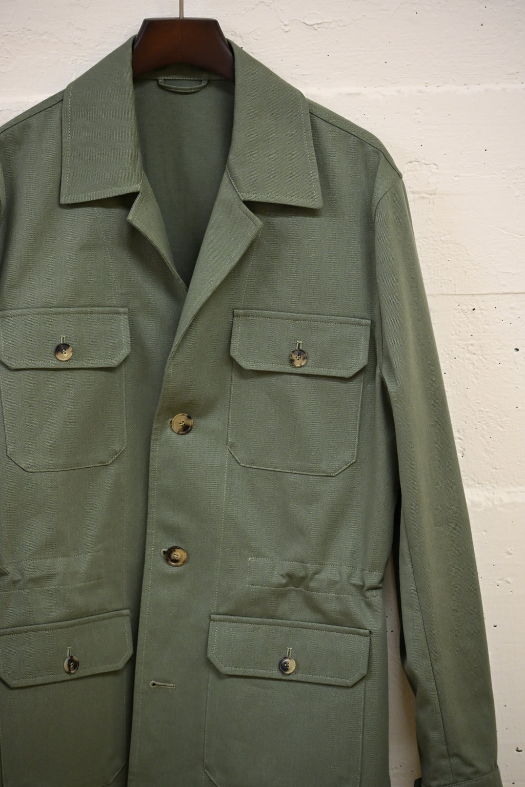 GABARDINE JACKET DEFENDER MINT