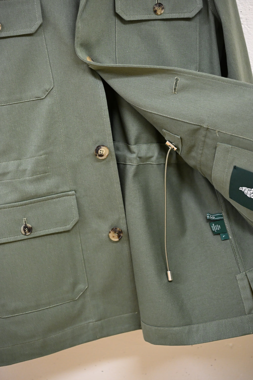 GABARDINE JACKET DEFENDER MINT