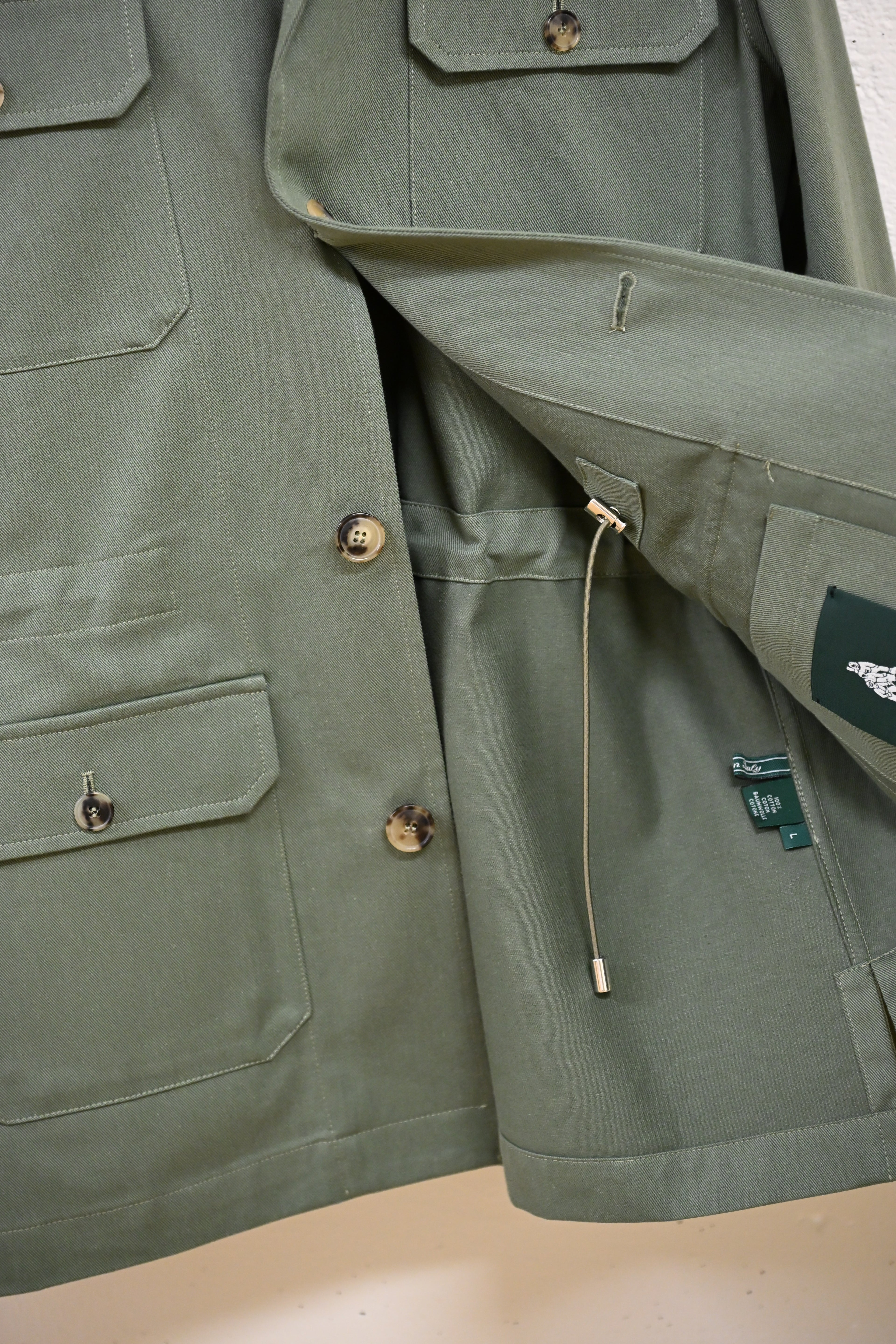 GABARDINE JACKET DEFENDER MINT