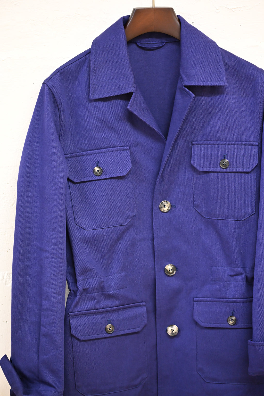 GABARDINE JACKET FRENCH BLUE