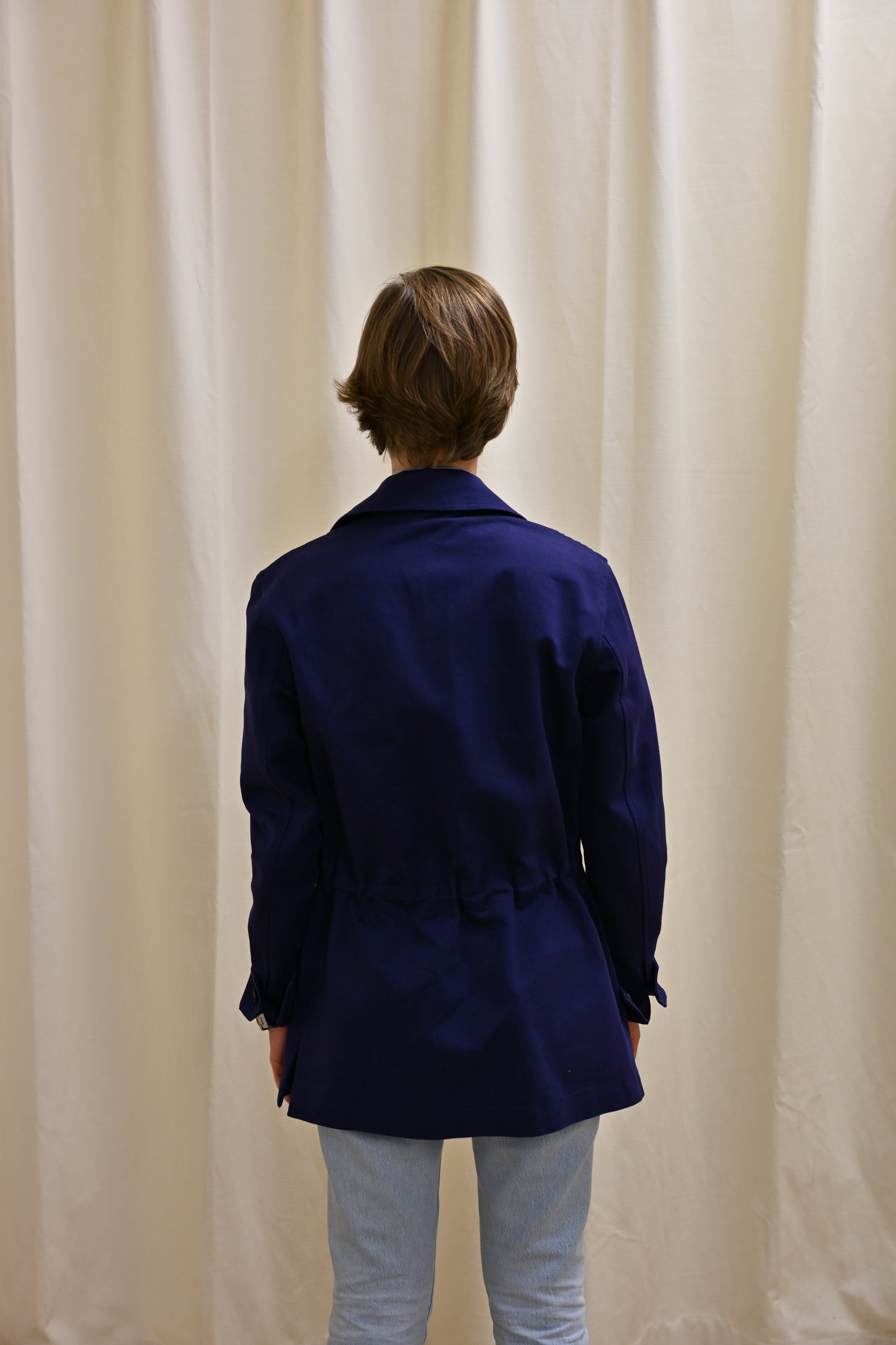 GABARDINE JACKET FRENCH BLUE