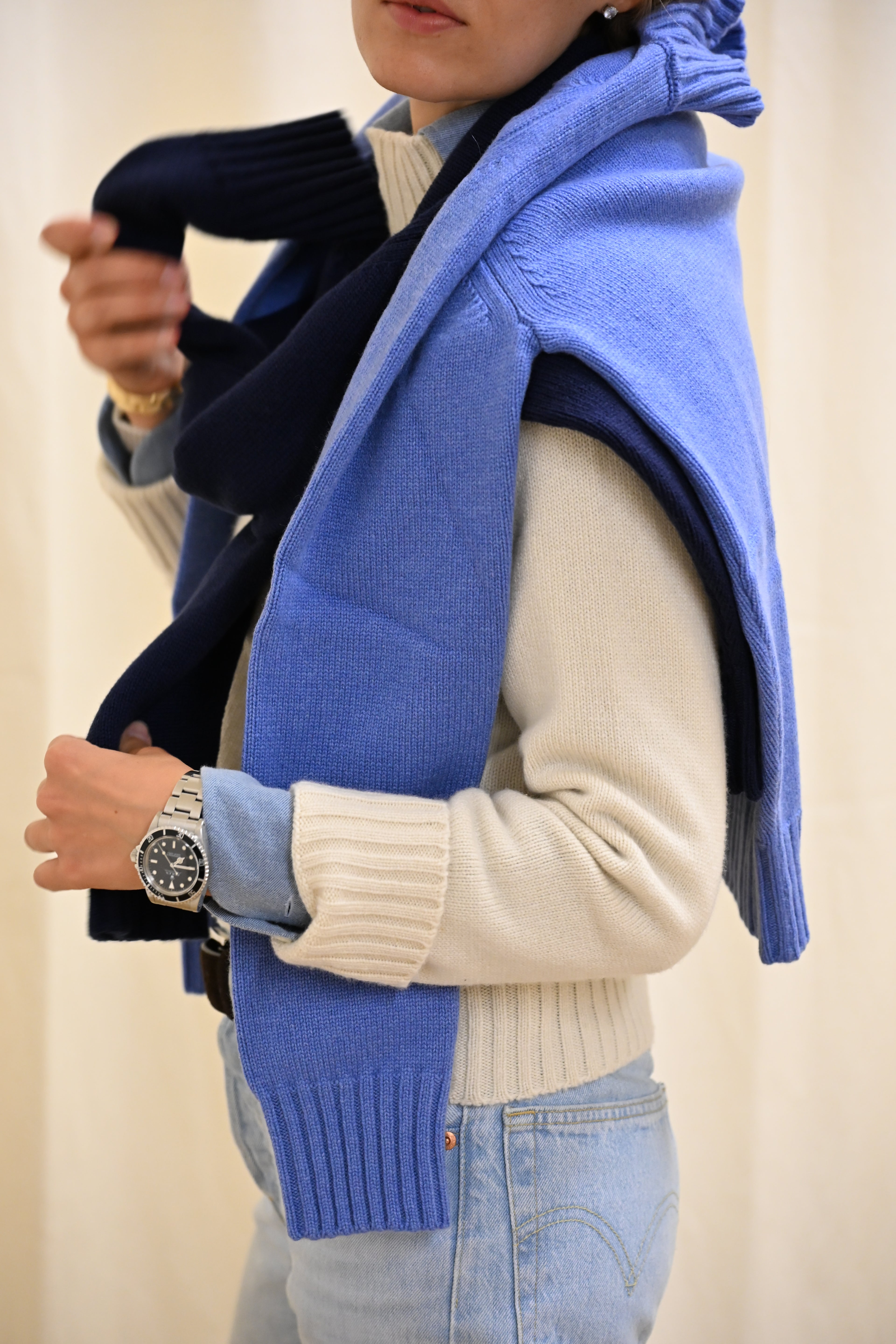 CASHMERE SWEATER LOW TURTLE NECK