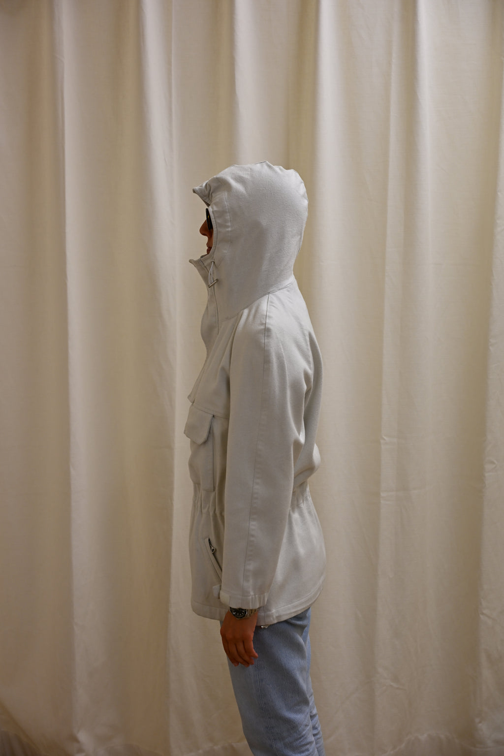 Ivory Anorak side view