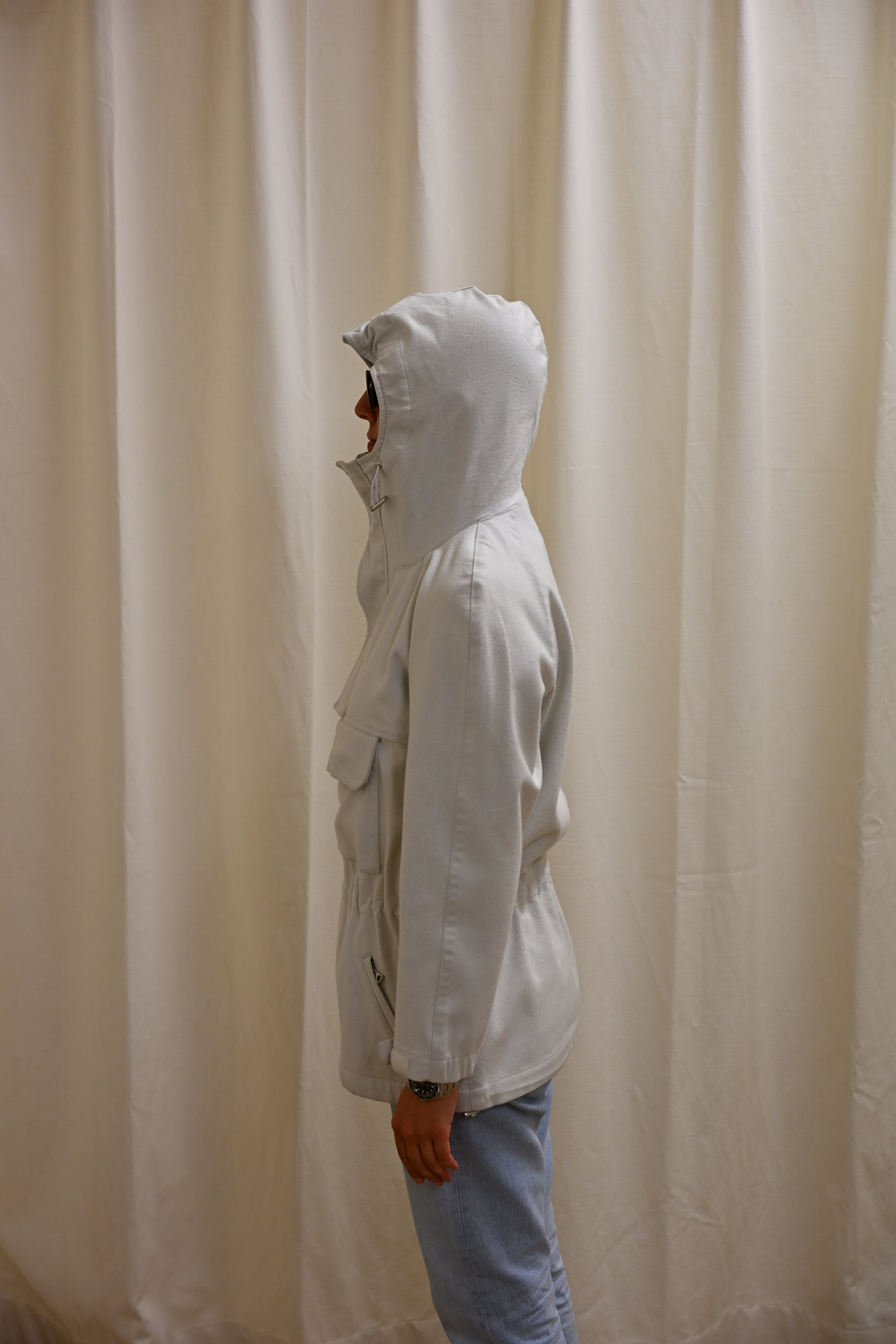 Ivory Anorak side view
