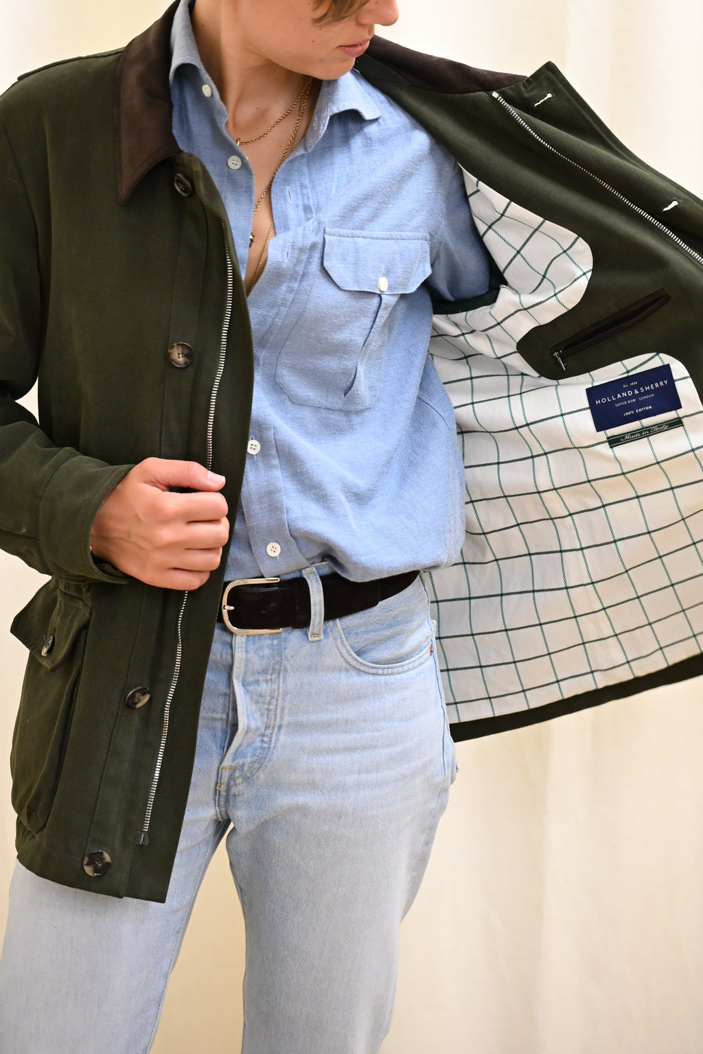 LE SPRING FIELD COAT Inside