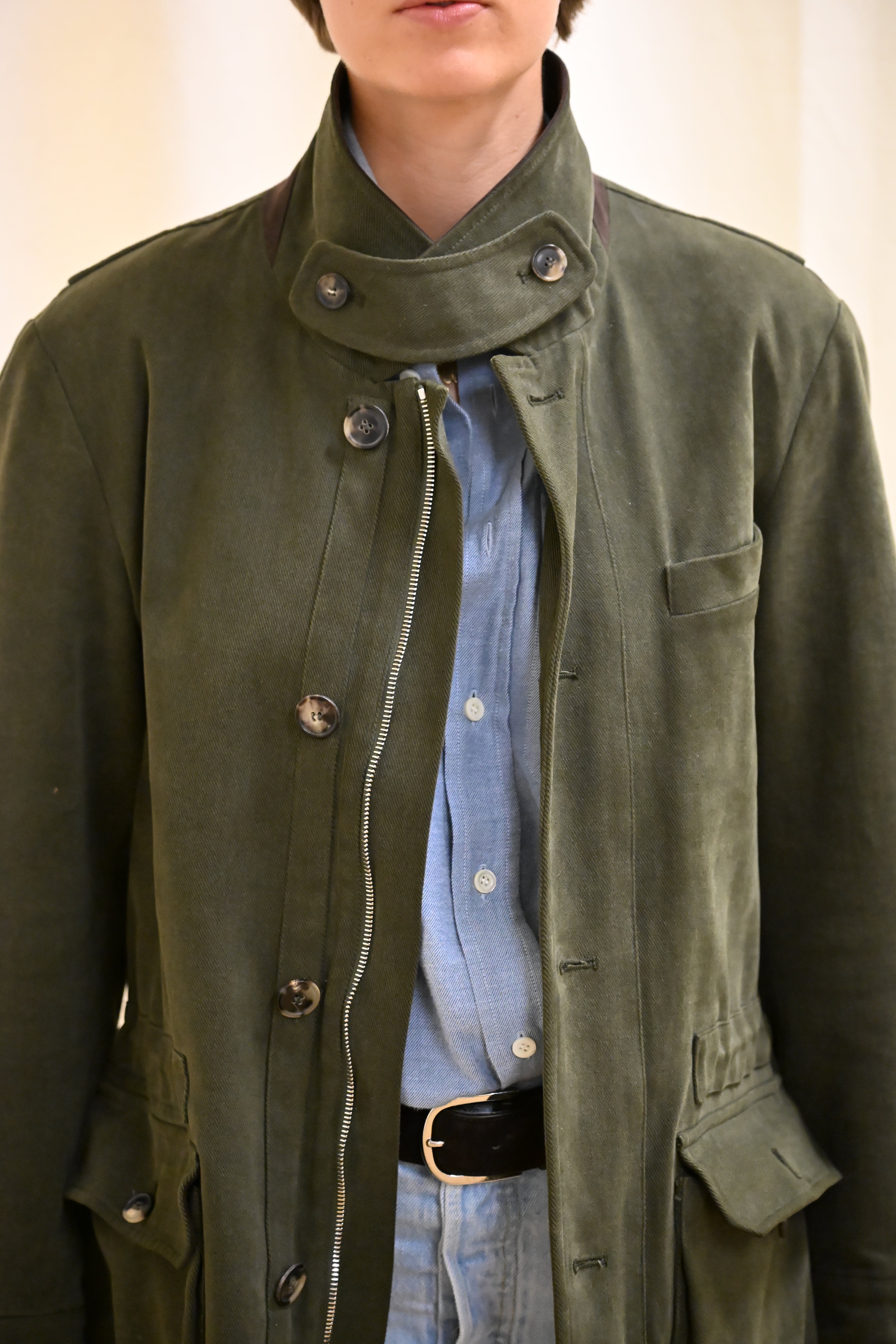 LE SPRING FIELD COAT Neck