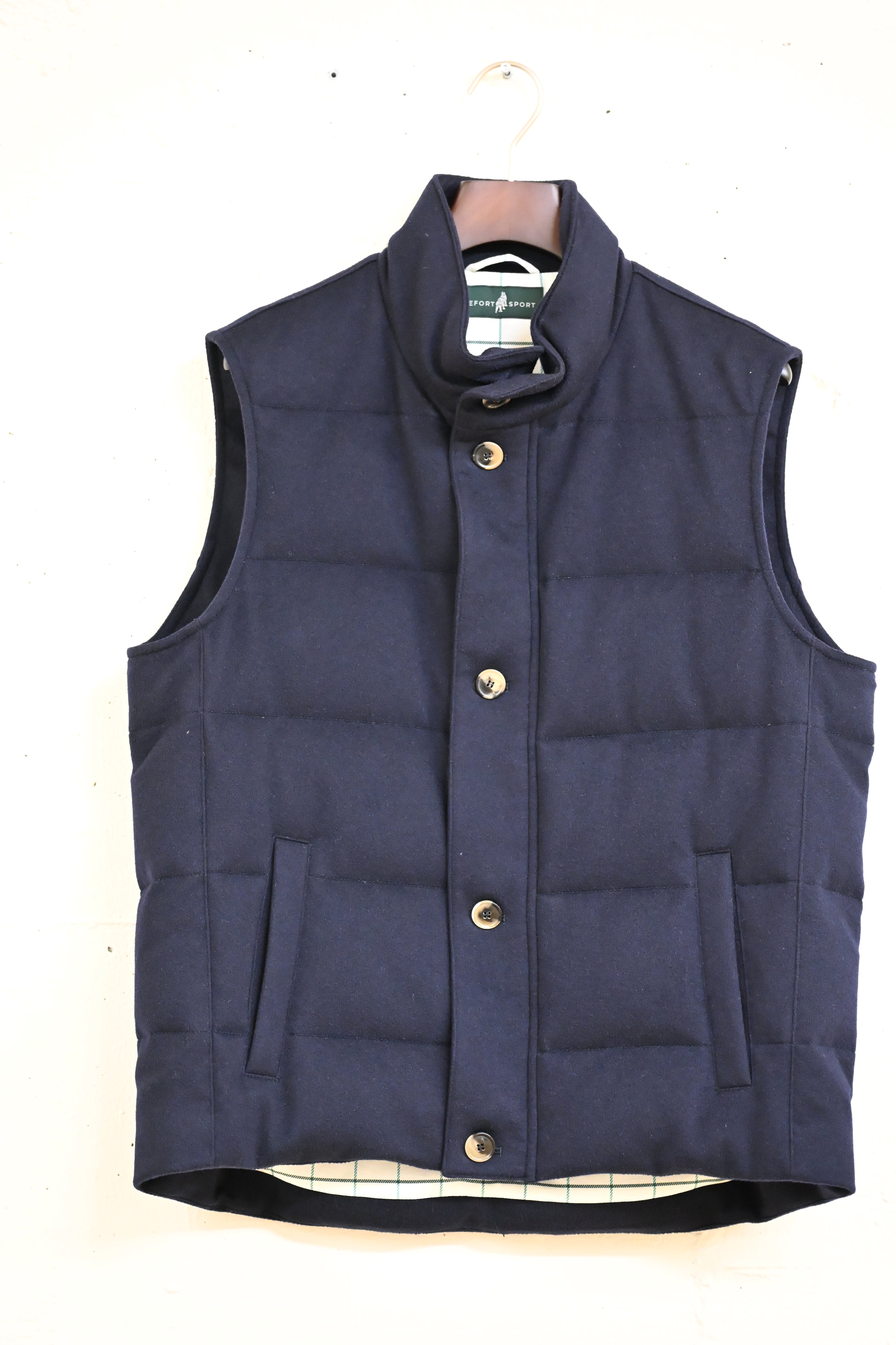 Le_Gilet_Losange_Navy Only