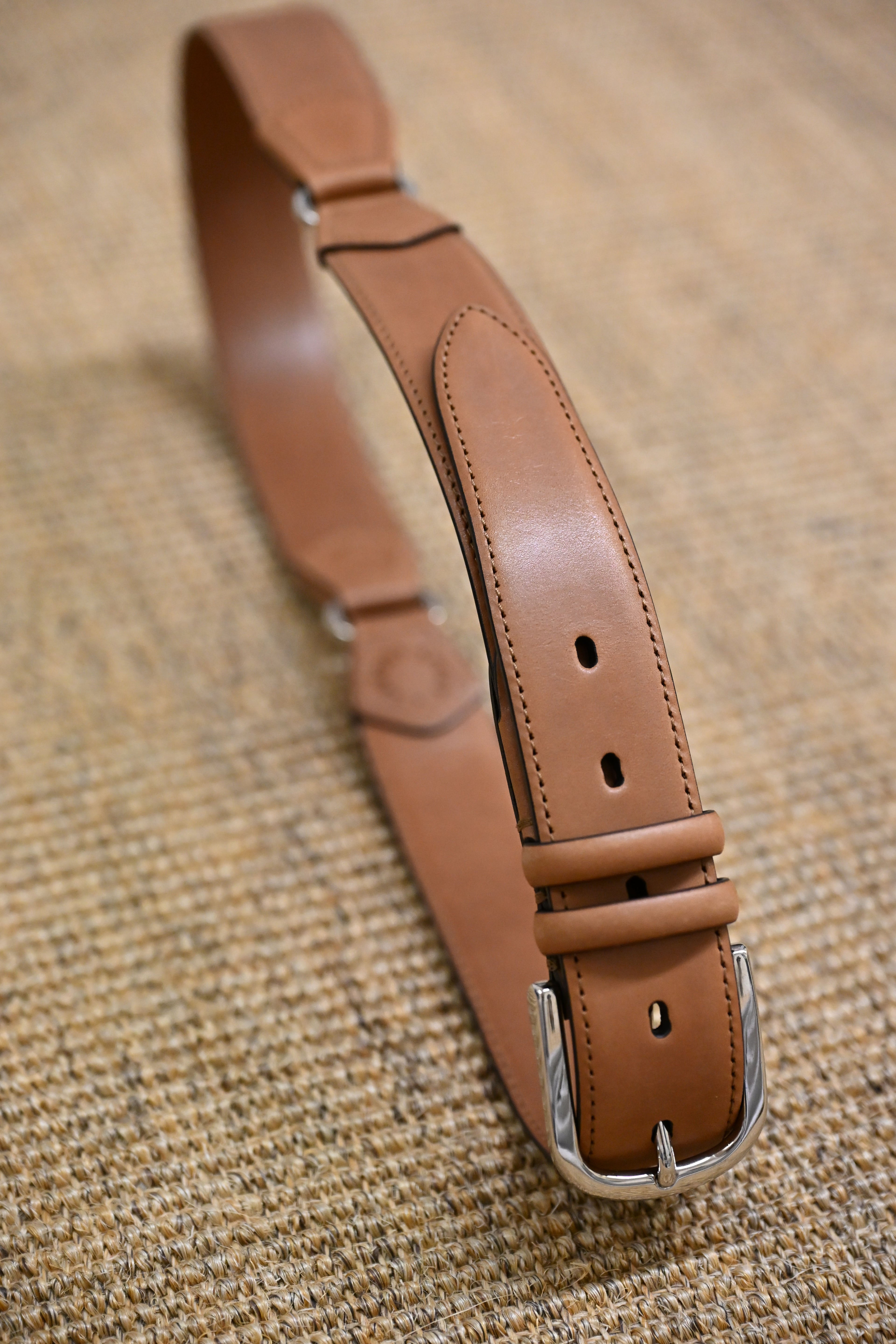 Western Leather Belt Camel