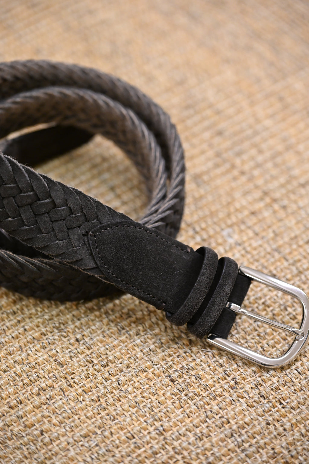 Woven Suede Belt