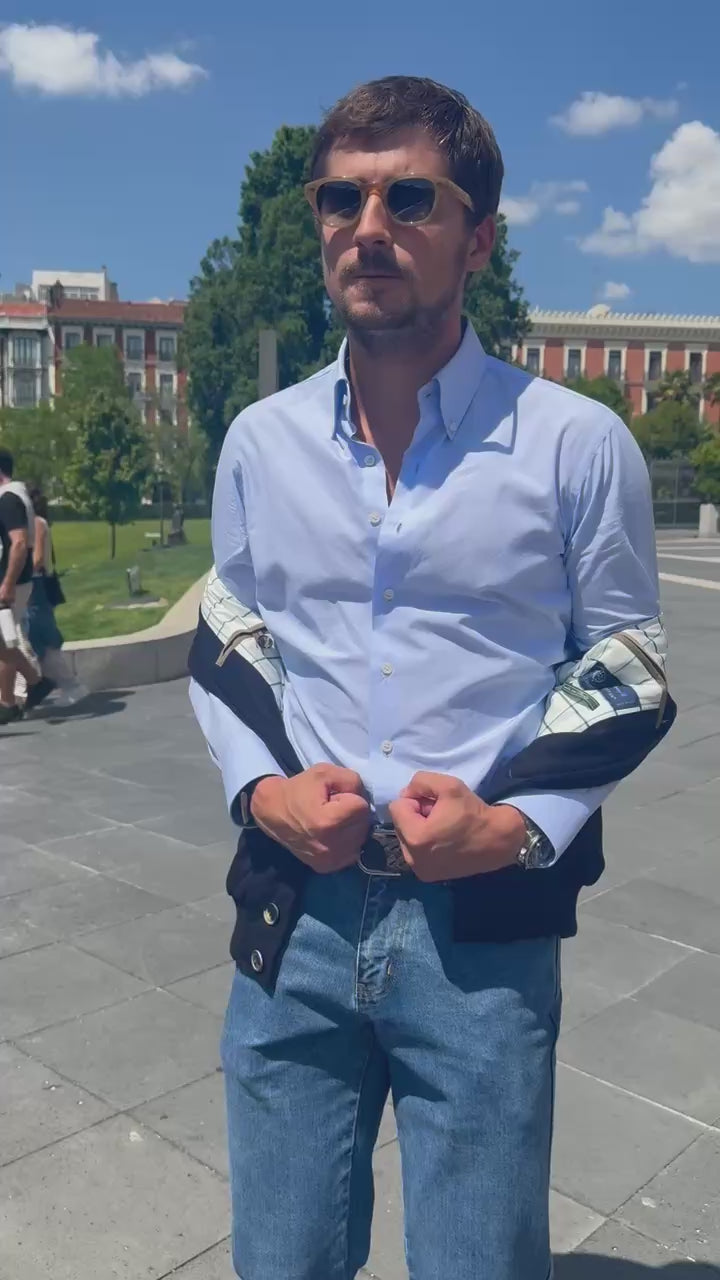 LE GILET LOSANGE NAVY