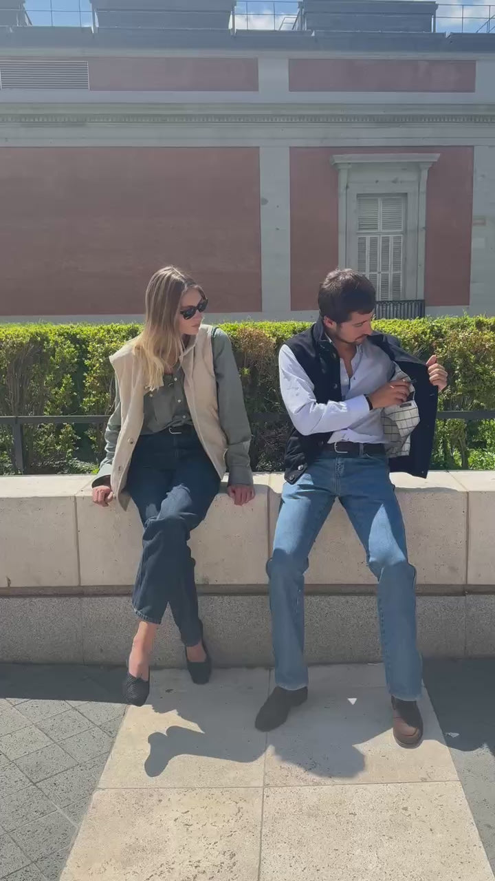 LE GILET LOSANGE NAVY