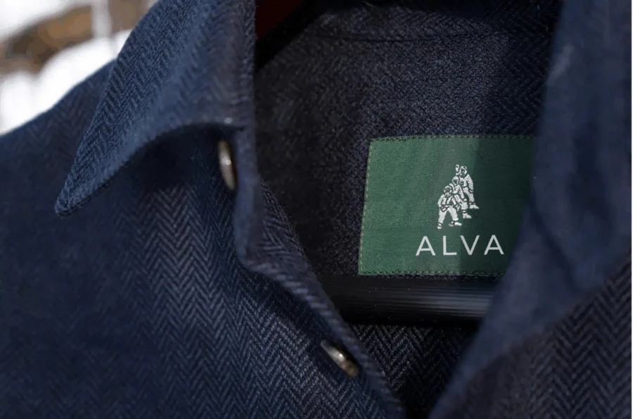 LA CHEMISE EN CACHEMIRE NAVY-GREY